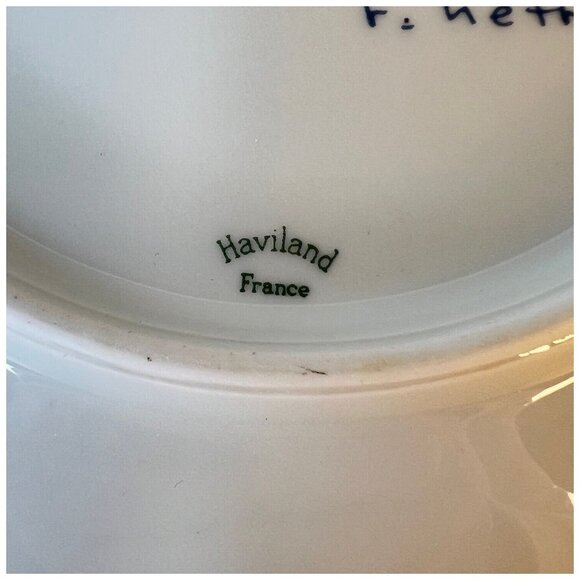 1975 Haviland Limoges 12 Day Of Christmas Plate Six Geese A Laying 6th In Series - Picture 6 of 6